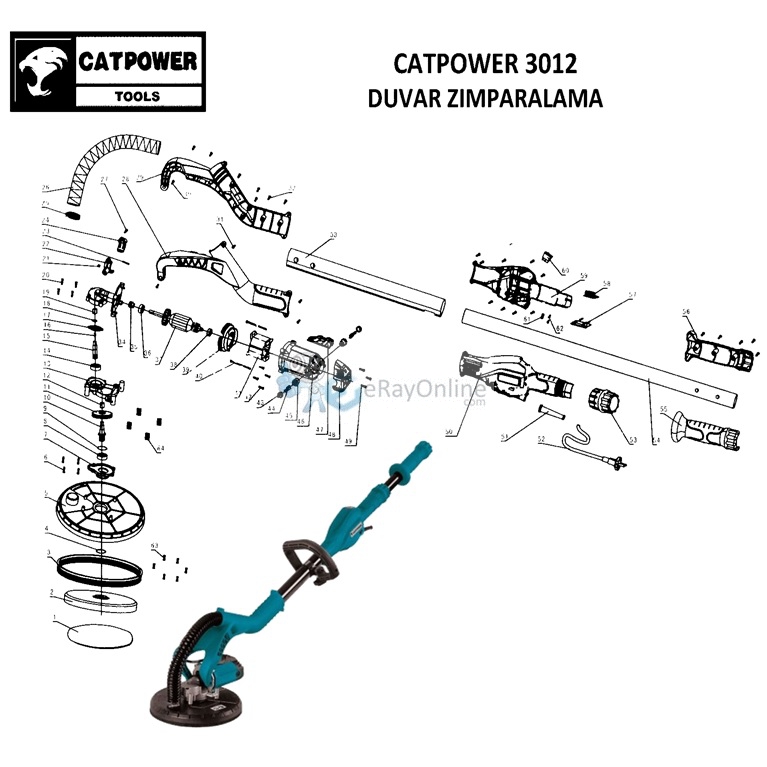 CATPOWER%203012%20DUVAR%20ZIMPARALAMA%20YEDEK%20PARÇA