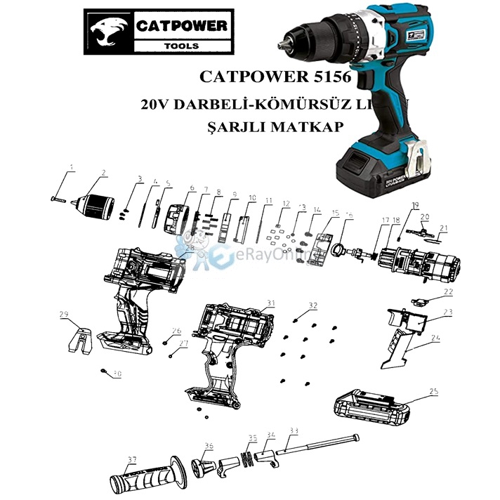 CATPOWER%205156%20AKÜLÜ%20VİDALAMA%20YEDEK%20PARÇA