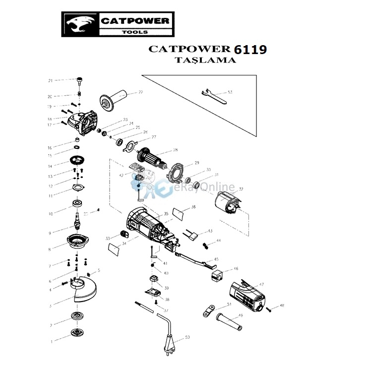 CATPOWER%206119%20AVUÇ%20TAŞLAMA%20YEDEK%20PARÇA