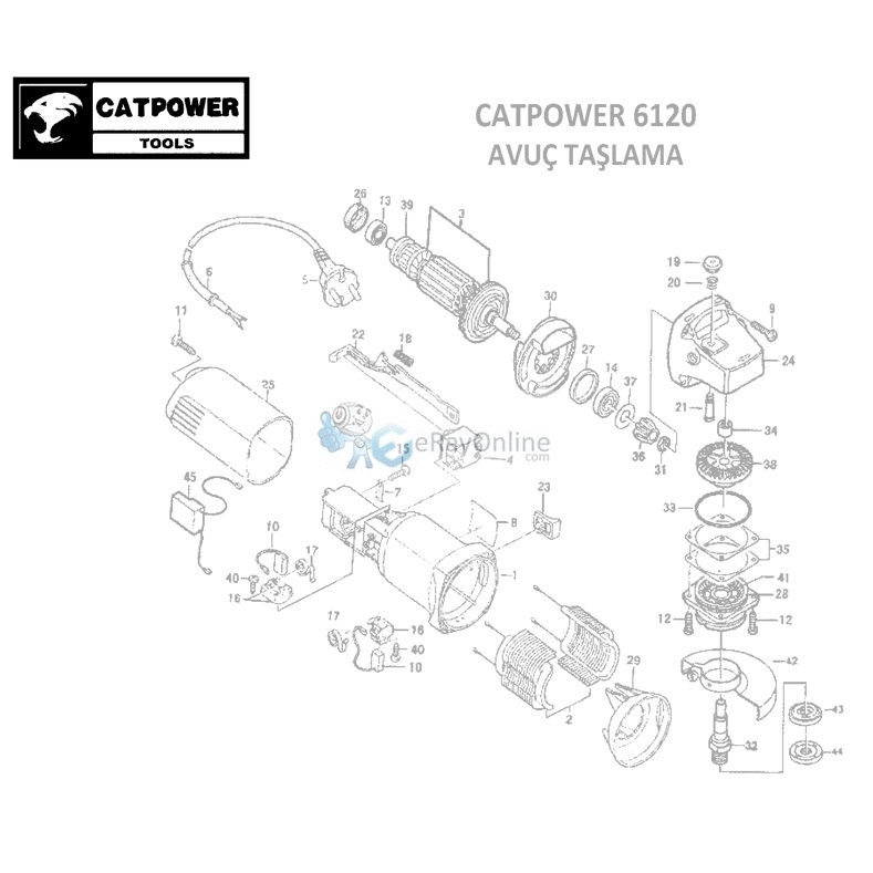 CATPOWER%206120%20AVUÇ%20TAŞLAMA%20YEDEK%20PARÇA