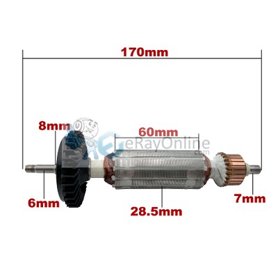 GWS%207-100%20Taşlama%20Endüvi%20Rotor