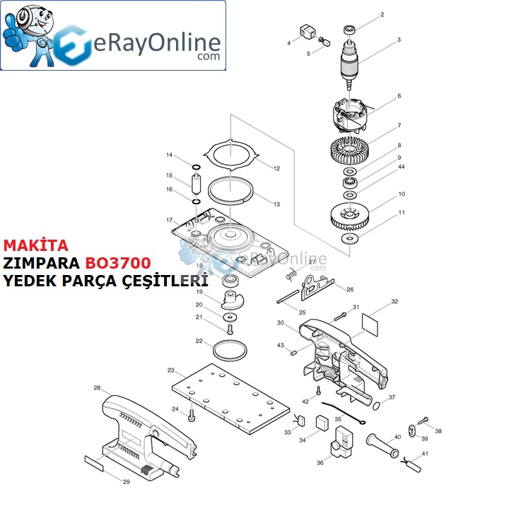 Makita%20Armature%20BO3700%20517339-9%20Rotor%20Endüvi